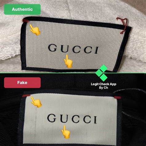 gucci legit check jackets|how to check Gucci hoodie.